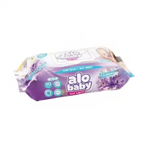 Alobaby 90 Lı Islak Mendil Sümbül