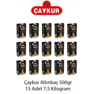 Altınbaş Klasik Doğal Siyah Dökme Çay 500gr X 15 Adet - 1 Koli