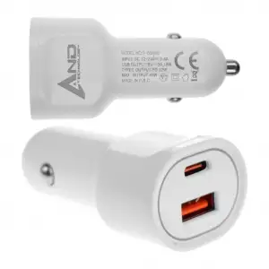 And 40 W Dual Port Araç Şarj 3,4 A And-705
