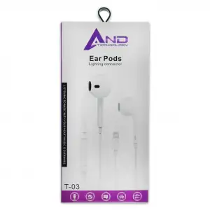 And Earpods Lightning Kulaklık And-t03