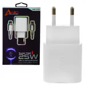 And Super Fast Usb-c To Lightning Pd Şarj Seti 25 W And-a121