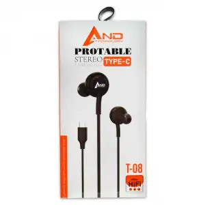 And Type-c Kulaklık And-t08