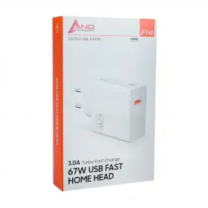 And Usb Başlıklı Hızlı Şarj 67w 3,0 A And-740