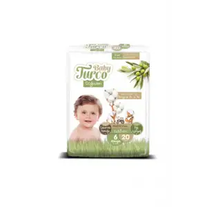 Baby Turco Bebek Bezi Doğadan Beden:6 (16 KG) Xl 20 Adet Jumbo