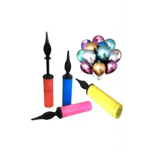 Balon Şişirme Pompası Renkli Balon Pompası