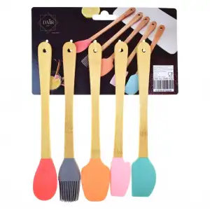 Bambu Renkli 5li Silikon Set Dmr4782
