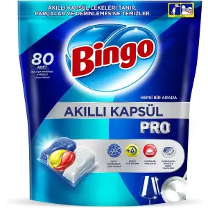 Bingo Akıllı Kapsül Bulaşık Tablet 80 Li