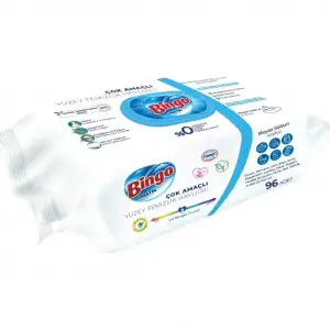 Bingo Pratik 96 Lı Yüzey Temizlik Havlusu Beyaz Sabun