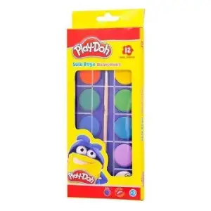 Bu-bu Play-doh Suluboya 12 Renk Küçük Su002