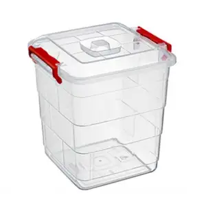 Bursev Tetris Kare Saklama Kabı 16lt 1152 03