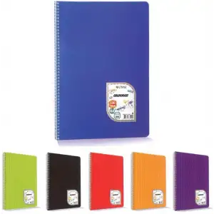 Çınar Colormaxi Pp Spiralli Defter 120 Yp. Kareli A4 73008