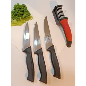 Keskin Üçlü Performans Bıçak Seti Ücretsiz Bıçak Bileme Hediye!