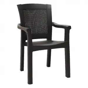 Daystone Elegance Kollu Sandalye Kahve (gardenya)