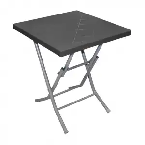 Daystone Smart Metal Ayaklı Plastik Masa 60*60 Antrasit