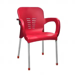 Daystone Sultan Metal Ayak Sandalye Kırmızı (eyfel)