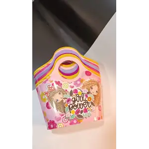 Desenli Çocuk Çantası-gırl Power