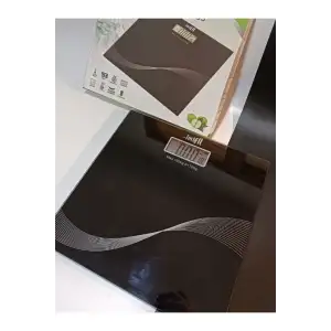 Dijital Banyo Baskülü Siyah Cam