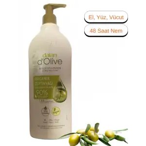 Dolive Vücut Losyonu 400 Ml 48 Saat Nem % 90 With Organic Olive Oil
