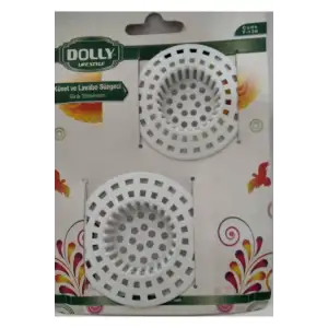 Dolly Life Style Plastik Küvet Ve Lavabo Süzgeci 2 Li Draf