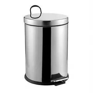 Efor Pedallı Çöp Kovası Krom 8lt 404
