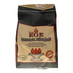 Ege 1,5 Kg Orjinal Meşe Mangal Kömürü