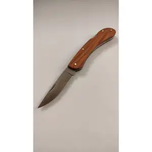 Sürdövbisa El Yapımı Çakı Bıçağı Emniyetli Ahşap Sap (KILIF HEDİYELİ)