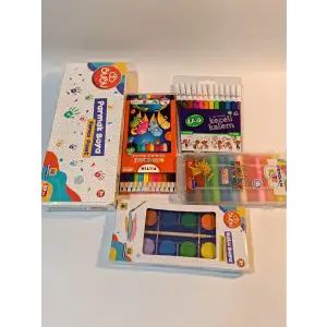 En Kullanışlı Okul Kırtasiye Seti 16 Çeşit Ürün