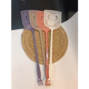 Esnek Sineklik Sinek Raketi Sırt Kaşımalı 4 adet