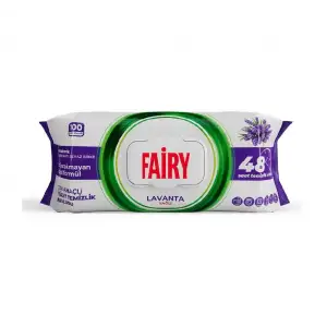 Fairy 100 Lü Yüzey Temizlik Mendili Lavanta Yağlı