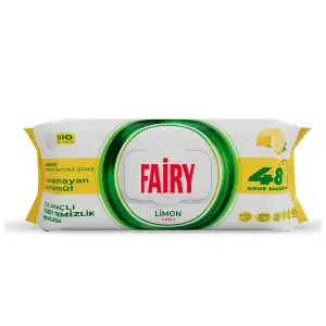 Fairy 100 Lü Yüzey Temizlik Mendili Limon Yağlı