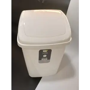 Fantastik Sallanır Kapak Plastik Banyo Mutfak Çöp Kovası Kutusu / 5 Litre