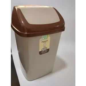 Fantastik Sallanır Kapak Plastik Banyo Mutfak Çöp Kovası Kutusu / 5 Litre