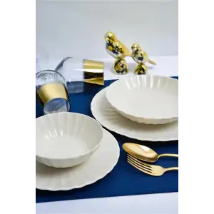 Farika Işıl 24 Prç Yalın Yemek Takımı