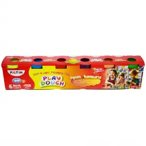 Fatih Oyun Hamuru 6 Renk 600gr
