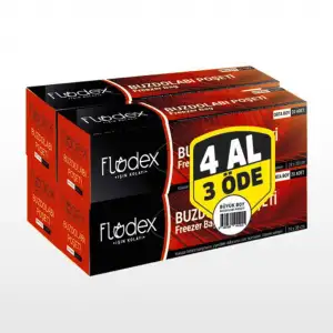 Flodex Buzdolabı Poşeti Büyük Boy 4 Al 3 Öde 30*45 Cm
