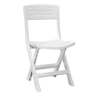 Florya Beach Katlanır Sandalye (beyaz)