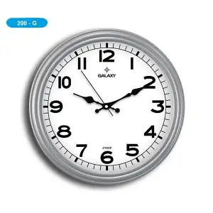 Galaxy Duvar Saati Gri 200-g