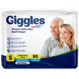 Gıggles Hasta Bezi Bel Bantlı 30 Lu Small