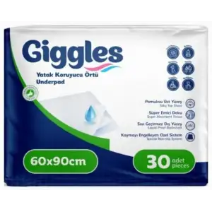 Gıggles Yatak Koruyucu Örtü 60*90 30 Lu