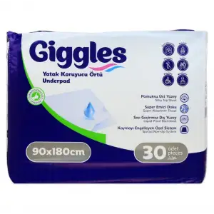 Gıggles Yatak Koruyucu Örtü 90*180 30 Lu