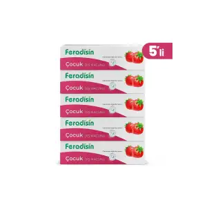 Gimdes Helal Sertifikalı Çocuk Diş Macunu 5 Li Set