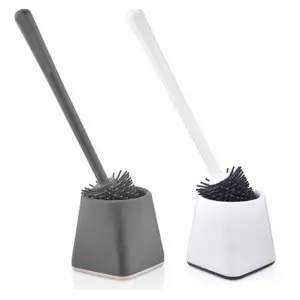 Gondol Slicone Kare Klozet Fırça Seti Beyaz G-166