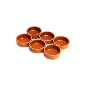 Sütlaç Kabı 6lı 1. Kalite Toprak Güveç 6lı Sütlaçlık , Küçük Güveç El Yapımı