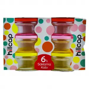 Hillcap Saklama Kabı 6 Lı