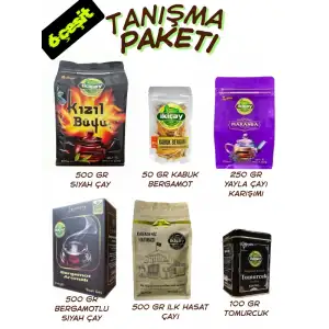 İkiçay Mega Tanışma Seti! 6lı Çok Çeşitli Çay Keşif Paketi
