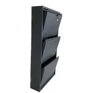 Kaser Kilitli Ayakkabılık 3 Katlı Dc-072