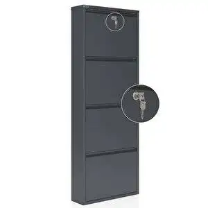 Kaser Kilitli Ayakkabılık 4 Katlı Dc-073