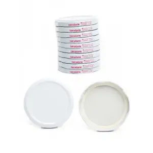 Kavanoz Kapağı 82mm 10lu Paket Beyaz Renk Vakumlu Konserve Kapağı
