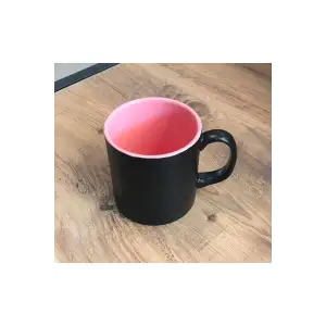 Keramika Kosova 10 Cm Çift Renk Kupa Pembe