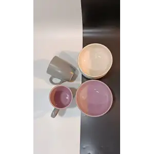 Keramika Kupa / Kase 9 Cm 4 Adet